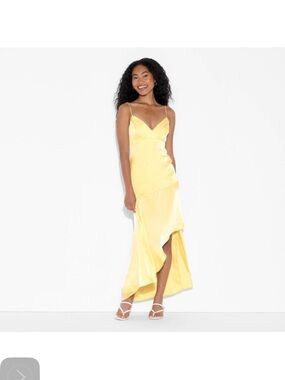 💲 NWT Satin High-Low Slip Dress